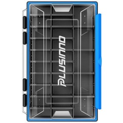 PLUSINNO Tackle Box Organizer, 1/2 Packs Waterproof Tackle Trays, Fishing Tac…