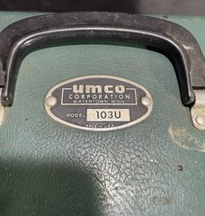 Vintage UMCO Tacklebox Model 103U Aluminum Fishing Tackle