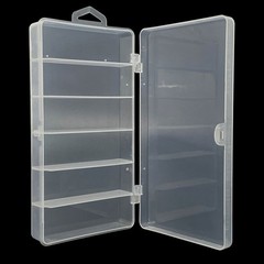 Bait Box PVC Plastic Transparent 17.5×9.5x3cm 1pc Accessory Box Bait Box