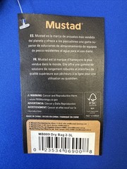 Mustad MB09 Dry Backpack 2-3 Liter Dry Bag Dark Grey/Black