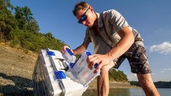 Waterproof Fishing Tackle Box Satchel with Removable Tuff Tainers & Anti-Rust Di