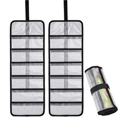 PVC Roll Up Fishing Bait Protective Covers Fish Bait Organizer Wrap Waterproof