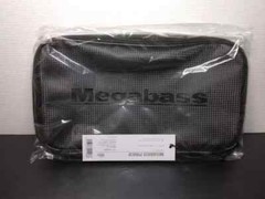 Megabass Bag Pouch Case L 16×30cm Black Logo Fishing Sports Japan