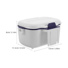 Durable Fishing Plastic Worm Storage Box with Moisture Seal Insulated