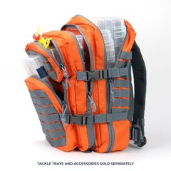 Osage River Fishing Backpack, Tackle and Rod Storage, Orange