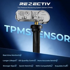 TPMS Sensor GM, 315Mhz Tire Pressure Monitoring System Sensor Set of 4 | Comp…