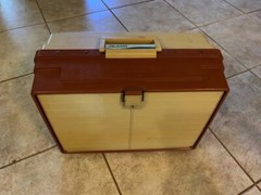 VINTAGE PLANO 777 GIANT FISHING TACKLE BOX OR HOBBY/CRAFT STORAGE BOX ORGANIZER