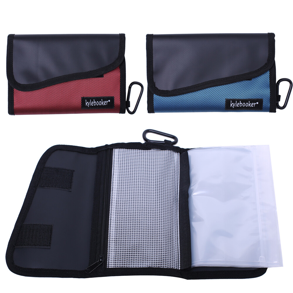 Fishing Jig Lure Bags Tackle Storage Bag Soft Bait Binder for Worms and Jigs