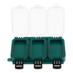Fishing Tackle Cases Lure Hook Storage Box 4.5 x 3.1 x 0.9