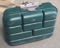 Vintage Fishing Tackle Box UMCO 700 Over The Shoulder With Vintage Accessories