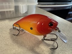22 Custom Painted 2.5” Square Bill Crank Baits And Tackle Box