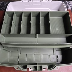 Plano 6201 One-Tray Tackle Box, Bait Storage, Extending Cantilever-tray Design