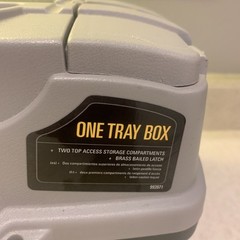 Plano 6201 One-Tray Tackle Box, Bait Storage, Extending Cantilever-tray Design