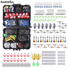239pcs Fishing Accessories Kit Including Fishing Tackle Box Fishing Hooks DTAL