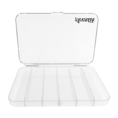 Aventik Super Transparent Super Strong Polycarbonate Fly Fishing Fly Box Four…