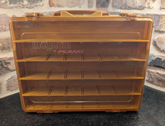 Vintage Magnum By Plano Fishing Tackle Box 1152 Double Sided 15 x 11 x 5
