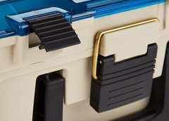 Plano 1349-00 Two Level Magnum 3449 Tackle Box Sandstone/Blue One Size
