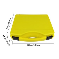Large Streamer Fly Box Click Lock Storage Boating Fishing 9.68×7.2×2.56 Inch