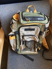 Jawbone BaitSpace 50L Fishing Tackle Backpack Tons Of Pockets, Rod And Gear Comp