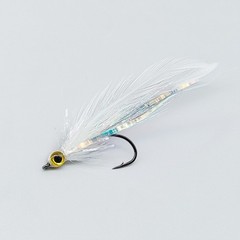 Fly Lure Set 5pcs High Carbon Steel Hooks 3D Eyes Tinsel for Pike Sea Bass
