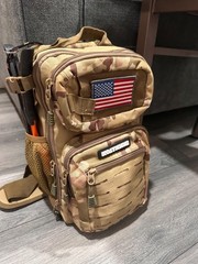 Lightweight Tactical Sling Fishing Carry Back Pack Bag Shoulder Strap Rod Lures.