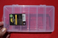 Plano Fishing Tackle Box Bobbers Hooks Sinkers Blue Crappie Jigs Plastic Worms