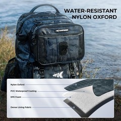 Kastking Baitspace 50L Fishing Tackle Backpack Removable Bait 4 Tackle Boxes2