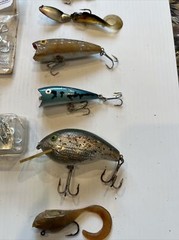 Plano Tackle Systems 3 Tray Box 6103 tackle lures hooks sinkers included
