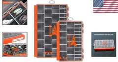 Durable Fishing Tackle Box Organizer – Customizable, Waterproof & Lure Storage