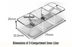 Waterproof Fishing Tackle Case with Luminous Ring for Night Fishing Enthusiasts
