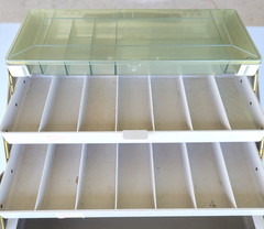 Vintage Plano 1500 Tackle Box with Removable Clear Tray
