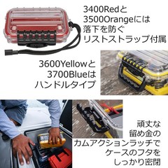Plano XS Red Portable Waterproof Tool Box Tackle Storage for Valuables