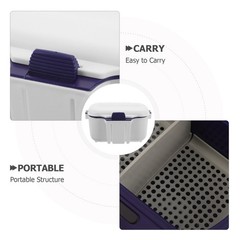 Durable Fishing Plastic Worm Storage Box with Moisture Seal Insulated