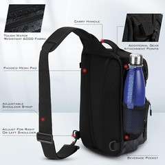KastKing BlowBak Tactical Fishing Sling Tackle Bag – Lightweight Fishing Back…