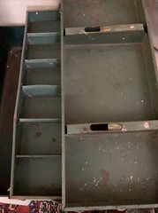 Vintage WALTON GRIP-LOC 16″ Metal Tackle/Tool Box Union, Illinois USA