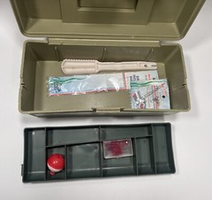 Vintage SPORTFISHER 250 Plastic TACKLE BOX With 1 Insert Drawer 8 Slot Japan