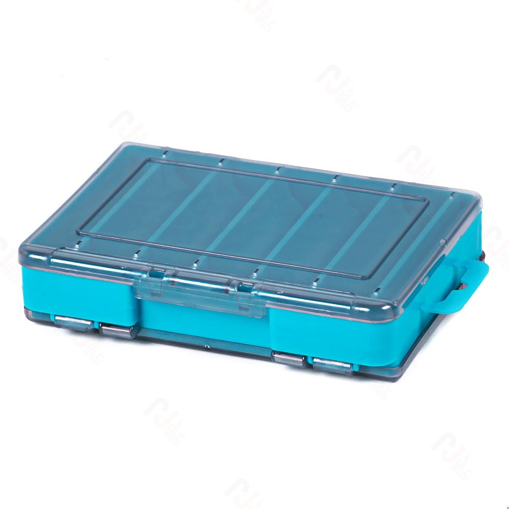 1Pcs Fishing Storage Box Compartments Double Sided Lure Tackle Case Container