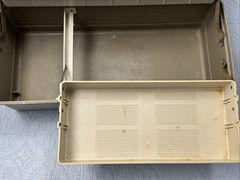 Vintage Plano Molding Co. Model 6200 Fishing Tackle Box with Tackle