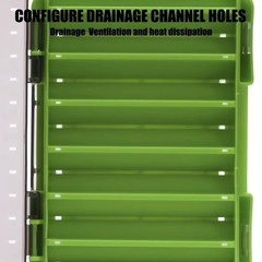 Fishing Tackle Box 14 Compartments Double-Sided Lure Hook Storage Organizer