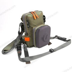 High Quality Polyester Green Molded Front Chest Pack for Fly Fishing