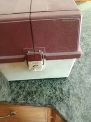 Vintage 8606 Plano Tackle Box • 2 Side 6 Tray Locking Tackle System • USA Made