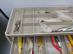 Vintage Plano 6300 N 3 Tray Tackle Box Full of gear