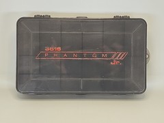 Vintage Plano Phantom Jr. 3516 Tackle Box Organizer Smoke Gray