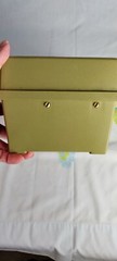 Vintage PLANO Fishing Tackle Box 1 Tray Hidge Lock USA Made Camping Trip Green