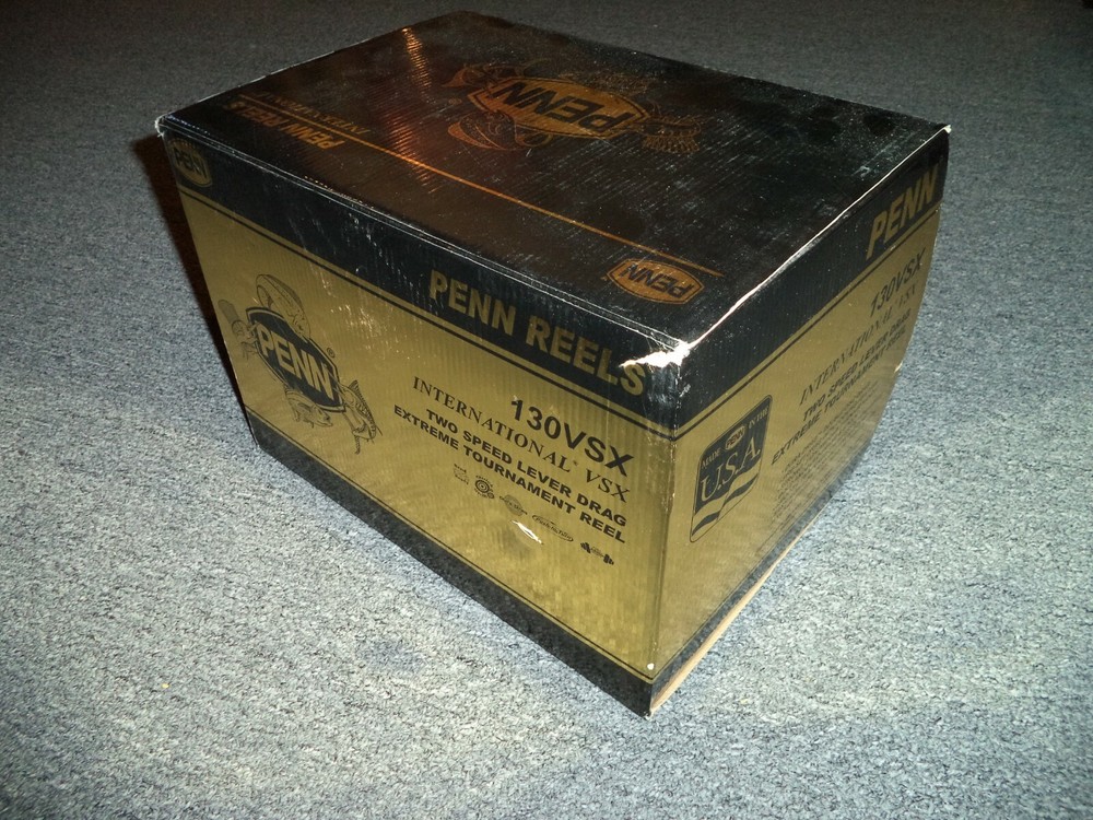 BOX ONLY – Penn International 130 vsx 2 Speed Reel BOX ONLY