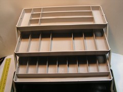 Vintage 1970’s Plano Molding Co. PLANO 6300 N Tackle Box – 3 Tray – Made in USA