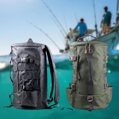 Fishing Tackle Backpack Oxford Cloth Gear Storage for Fishing Camping Hiking