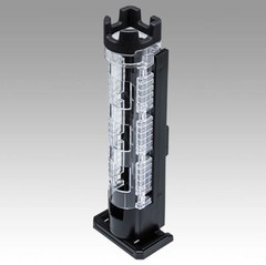 Meiho BM-300 Light Rod-Holder (65 x 71 x 333 mm) Clear Black (6099)