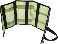 Durable 6-Pocket PVC Fishing Tackle Bag with Protective Cover for Lures