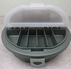 Plano 725-001 Bucket Topper Tackle Organizer Box 5 Gallon OD Green Clear
